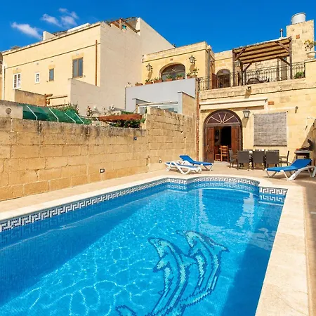 Villayana Gozitan With Pool - Happy Ferienhaus San Lawrenz