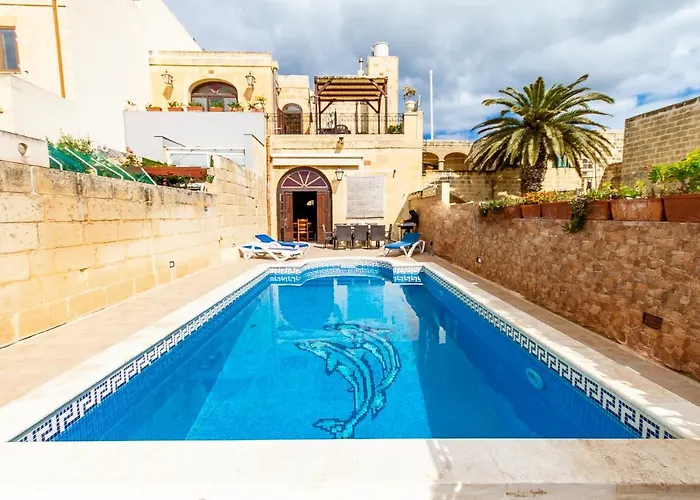 Villayana Gozitan With Pool - Happy Feriehus San Lawrenz